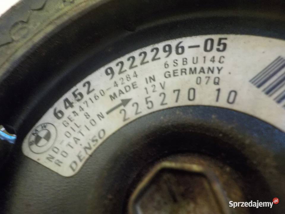 BMW 1 F20 F30 16 B 14r 136 N13B16A sprezarka osobowe