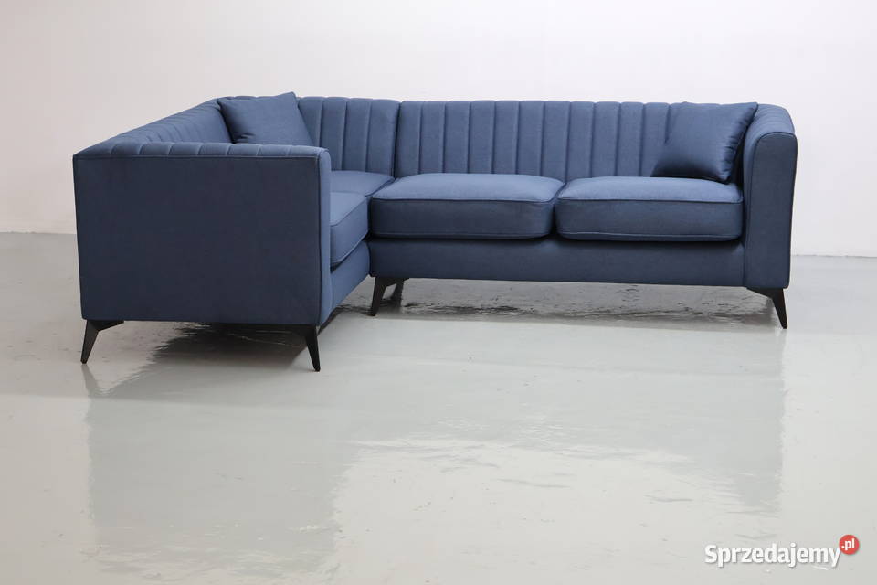 TUG Nowy granatowy Narożnik nowoczesny design Poznań