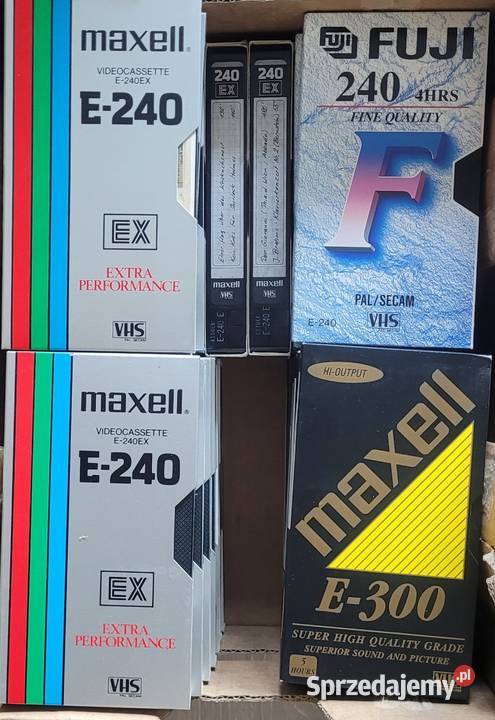 Kasety VHS nagrane Kraków