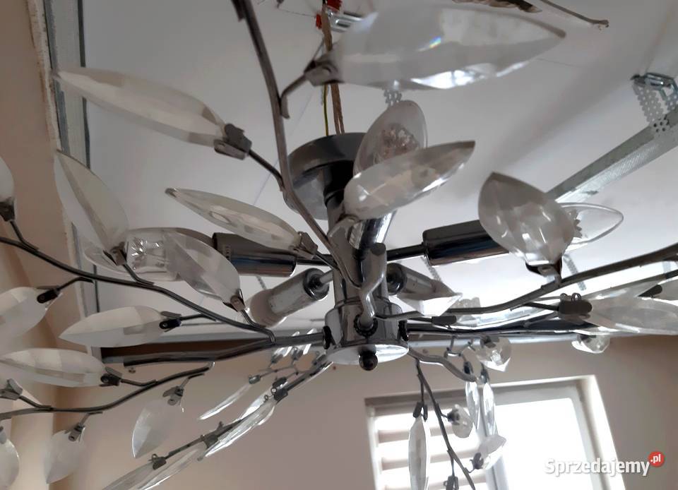 EKSKLUZYWNY ŻYRANDOL LAMPA SUFITOWA PLAFON inny kolor sprzedam