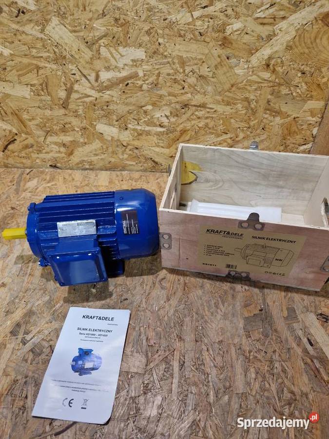 SILNIK ELEKTRYCZNY 3 FAZOWY 1500W 380V 1400RPM
