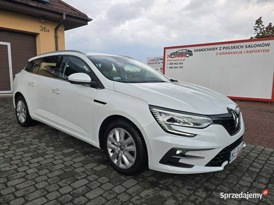 Renault Megane Grandtour 13 TCe 140 Biała Perła asystent pasa ruchu Włocławek