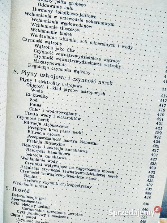 Fizjologia człowieka w zarysie Traczyk Warszawa