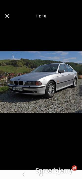 BMW e39 144 przebieg Seria 5 małopolskie Stary Sącz