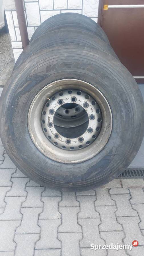 Koła do naczepy 385225 z nowymi oponami 2024 Ciężkowice