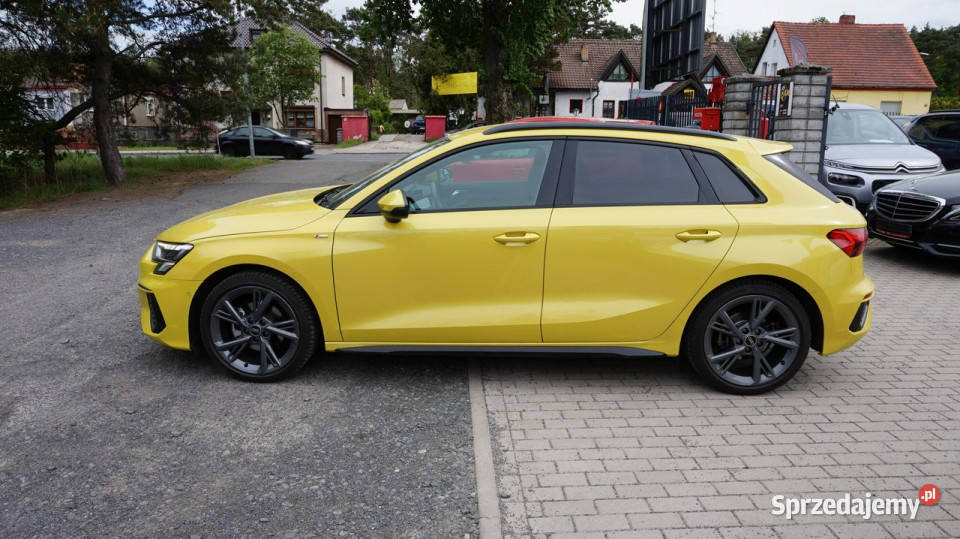 Audi A3 Sportback super stan Gwarancja 8Y 2020 immobilizer lubuskie Zielona Góra