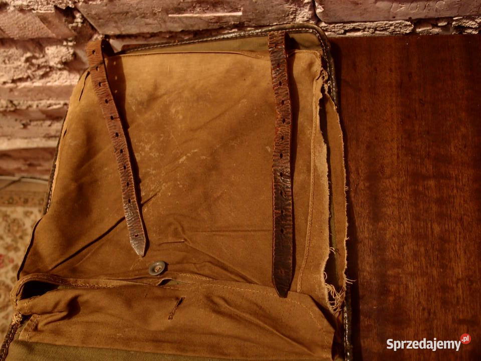 Oryginalny Niemiecki Plecak Marszowy z 1939 roku Łódź