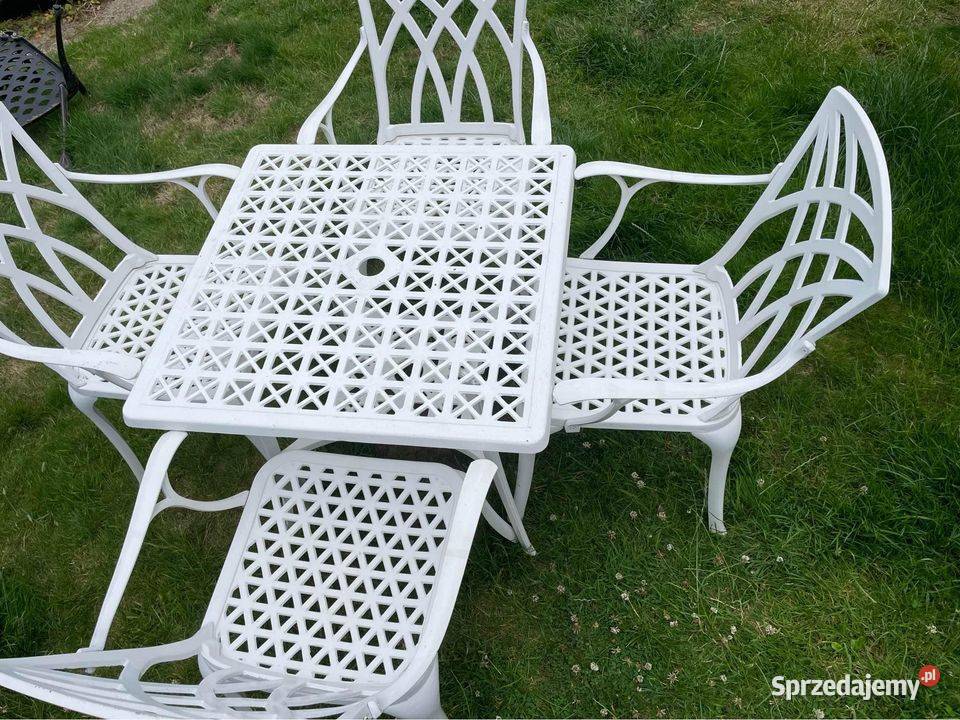Unikatowy zestaw mebli ogrodowych ALUMINIUM 4 Ciepielów