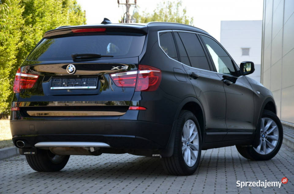 BMW X3 Czarna Zarejestrowana 20D 184 Serwis Lift 4/5 łódzkie Kutno