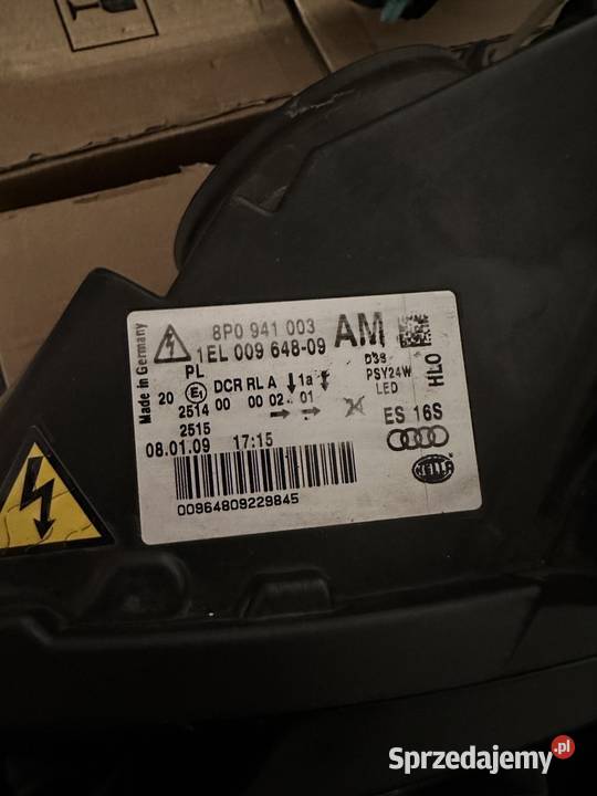 Lampa prawa i lewa led Bl xenon do AUDI A3 8P Jaworzno