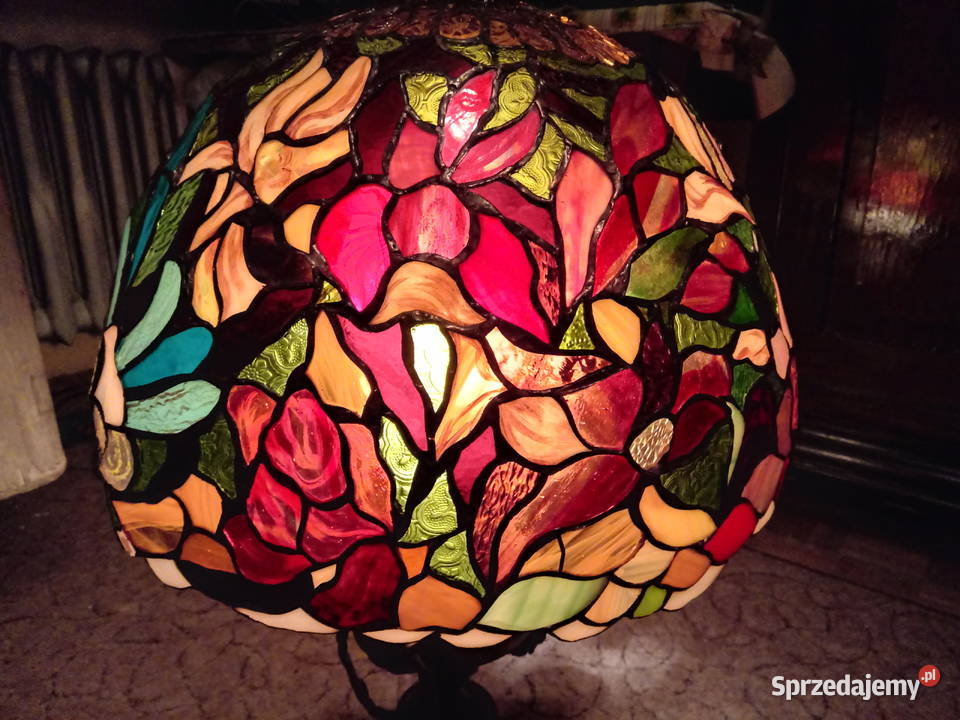 Lampa witrażowa wisząca śląskie