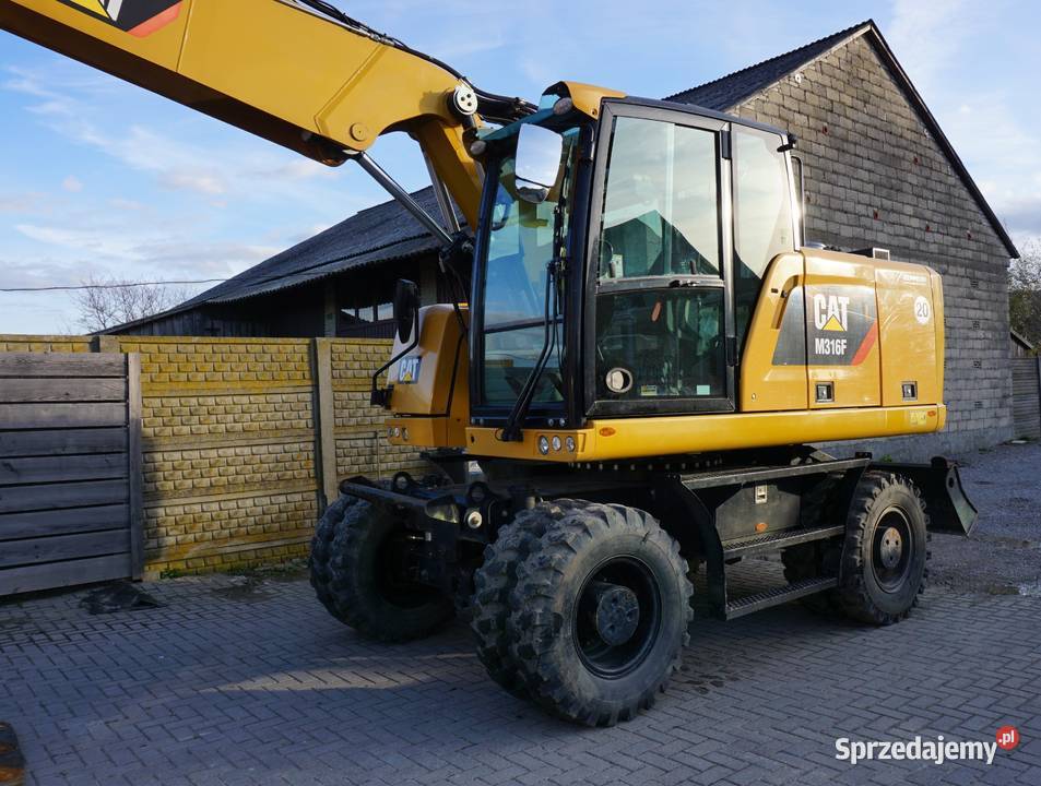 Koparka kołowa CAT M 316 F 2019 nie Koparki Maszyny budowlane Jeziorko