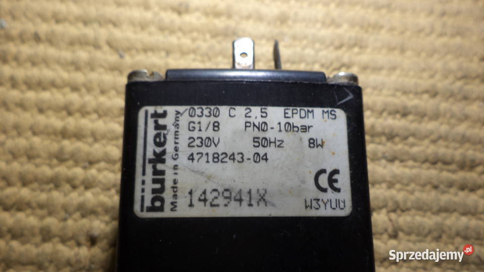 elektrozawór Burkert 0330 C 25 EPDM MS zasilanie Starogard Gdański