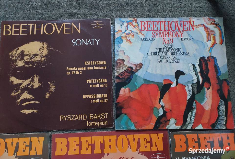 36 Zestaw 5 Płyta winylowa Beethoven sonaty klasyczna Tczew