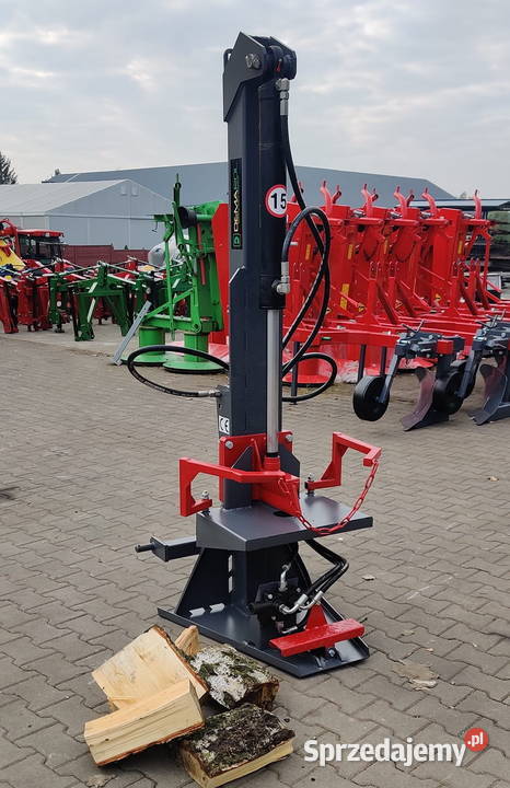 łuparka hydrauliczna pionowa do drewna drzewa Kalisz sprzedam