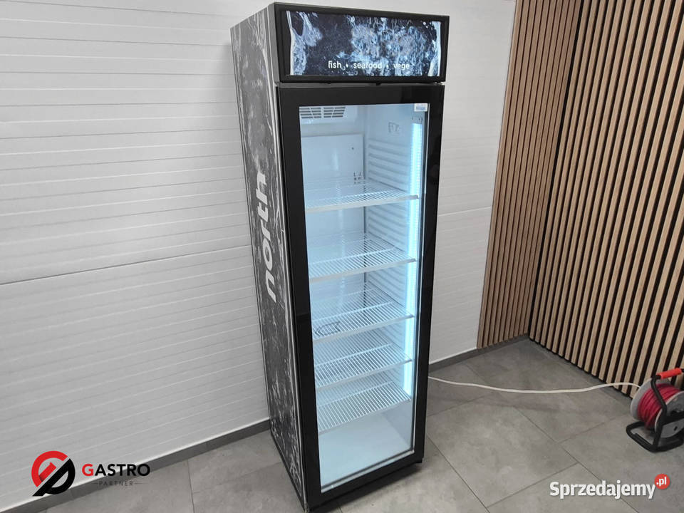 Szafa chłodnicza przeszklona oświetlenie led 373 Gastronomia sprzedam