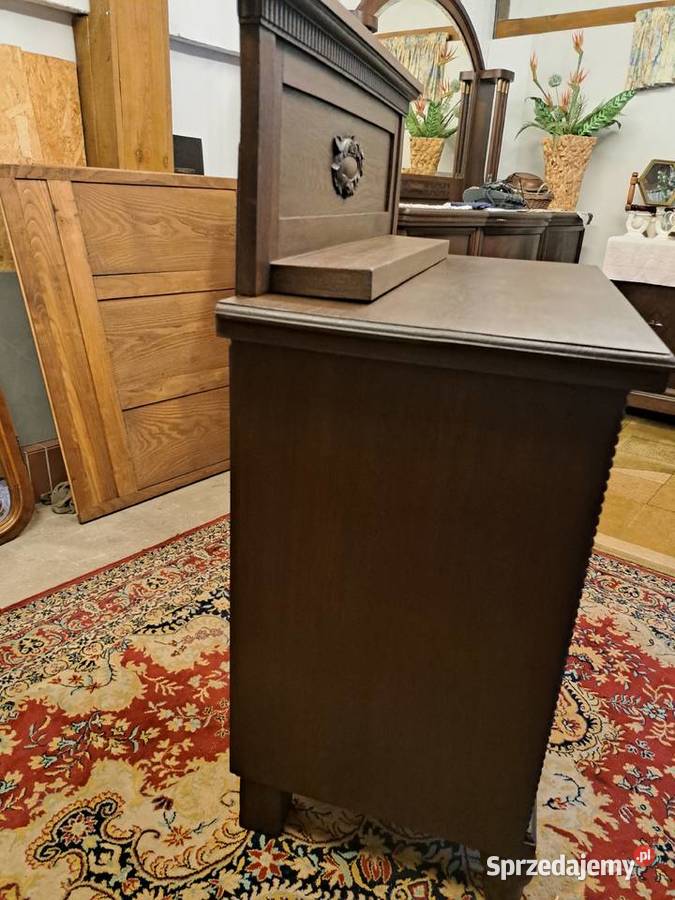 Piękna komoda z nadstawką secesja Myślibórz