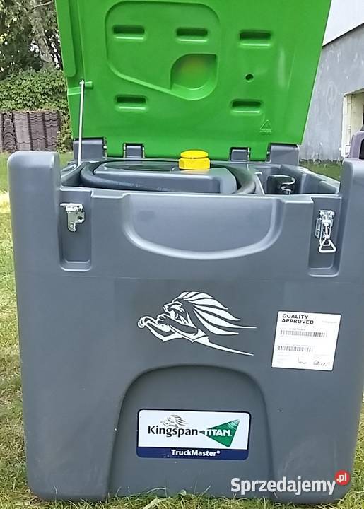 Mobilny zbiornik ON 200 l Pompa 12V 50lmin Magazynowanie Zielona Góra