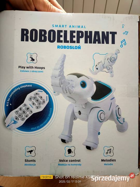 Robo słonik zabawka interaktywna Edukacyjne