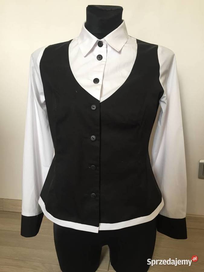 Koszula damska w kolorze czarnobiałym nowa Wrocław