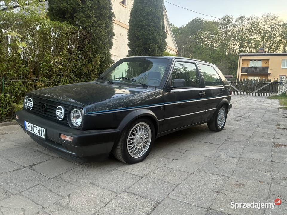 W golf 2 16 b LPG 1990 BBS Hella welurowa tapicerka Góra Puławska
