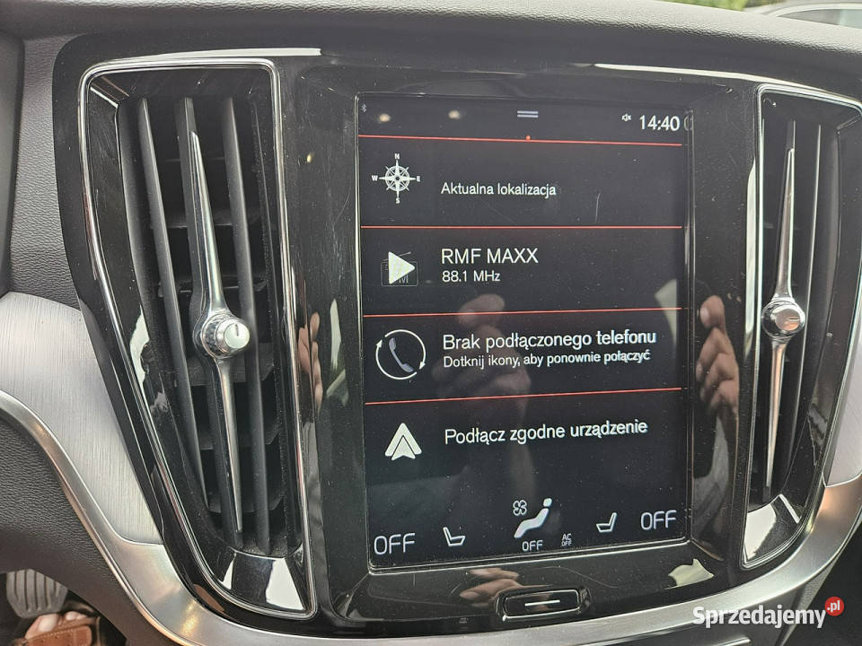 Volvo V60 II 2018 światła przeciwmgielne Ruda Śląska