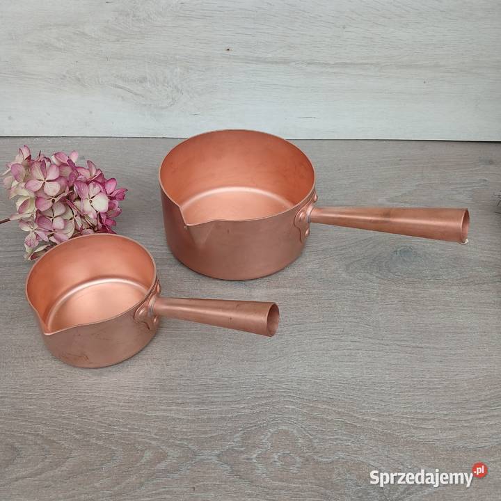 Profesjonalny miedziany garnek rondel poj 07 Warszawa