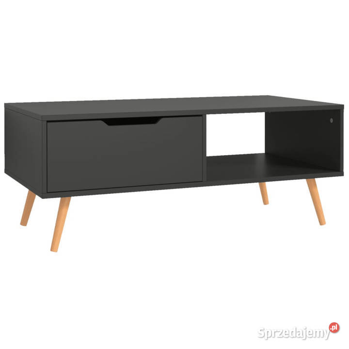 Stolik kawowy szary 100x495x43 materiał Warszawa