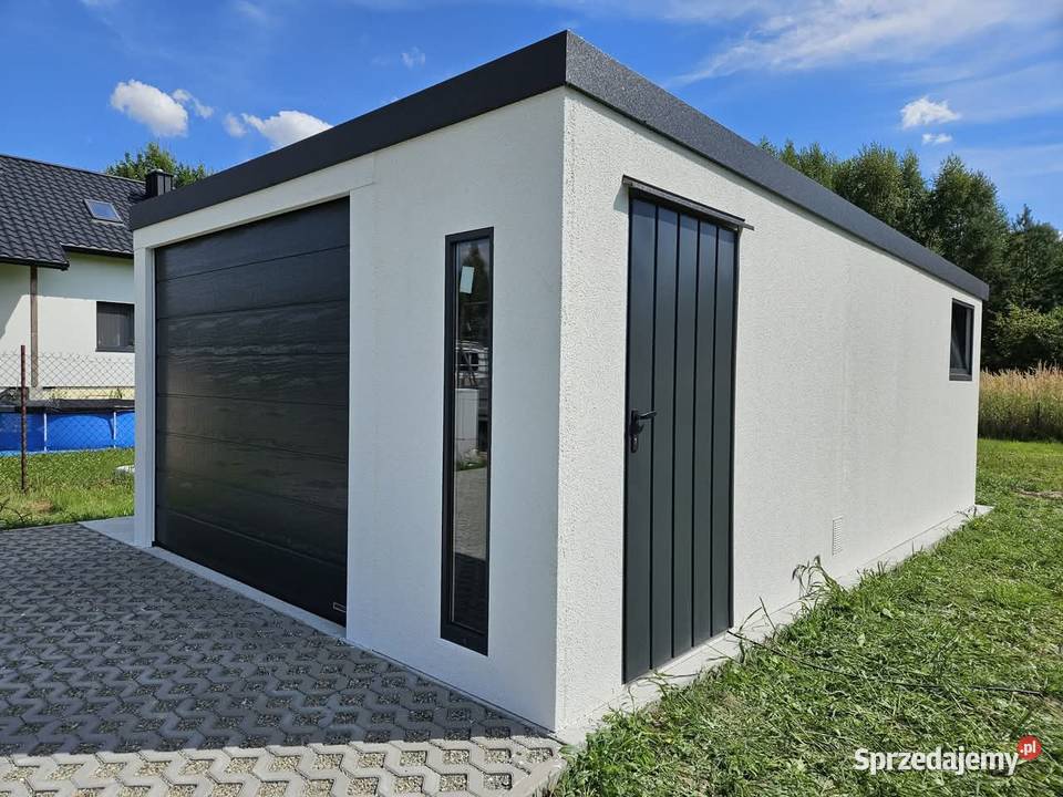 Garaż Tynkowany BudGar nieocieplony i ocieplony 15m2 Lubliniec