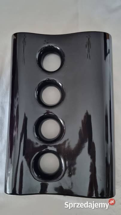 Super nowoczesny wazon w czarnym kolorze Forte Dekoracje i ozdoby Warszawa sprzedam