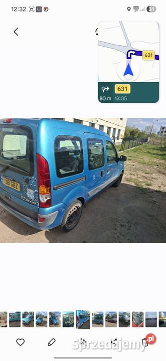 Renault kangoo 2008 automat 70 kkm przebiegu uk 78KM Warszawa