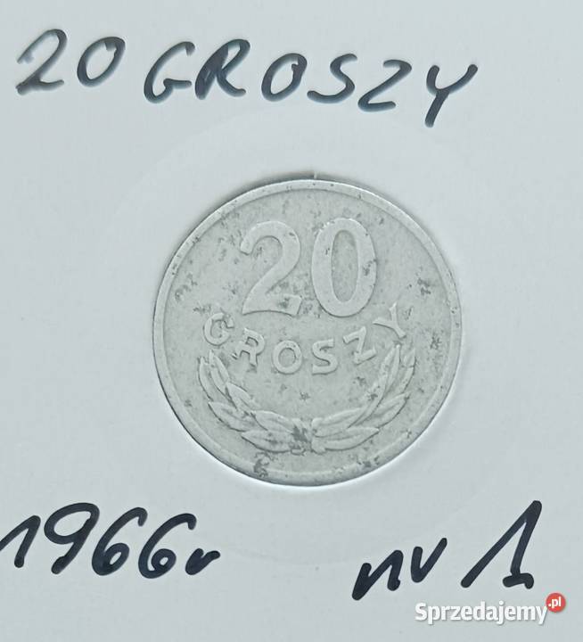 20 Groszy 1966 r PRL 1 Konin