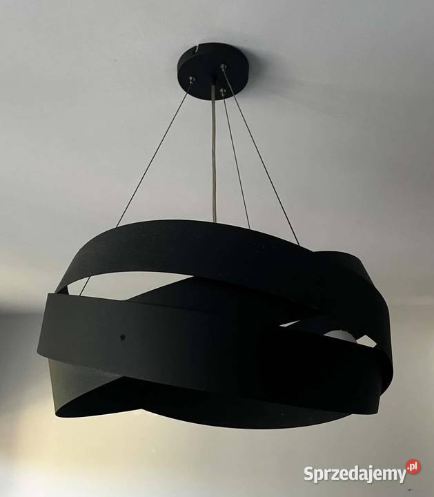 Lampa wisząca sufitowa Tornado 50 czarna