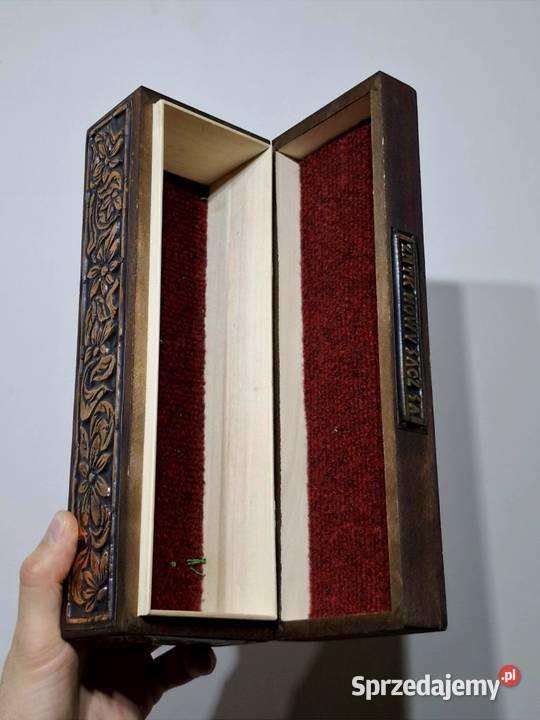 Retro pudełko skrzynka pamiątka kolejowa Kraków sprzedam