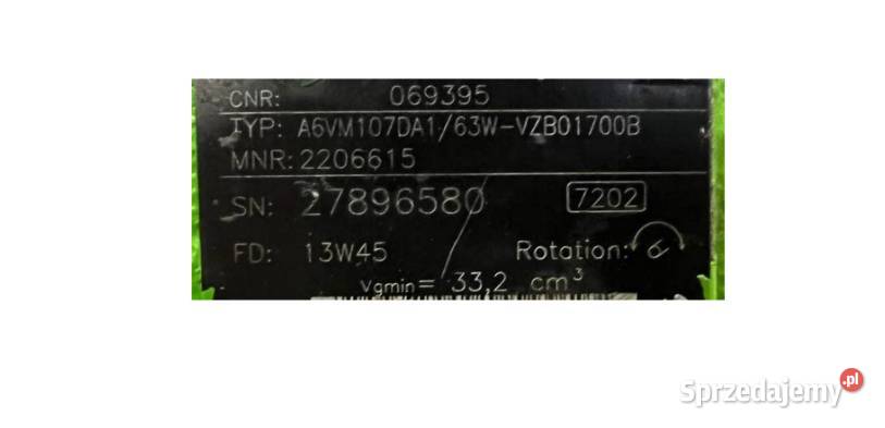 Merlo 069395 2206615 Silnik hydrauliczny do Poznań