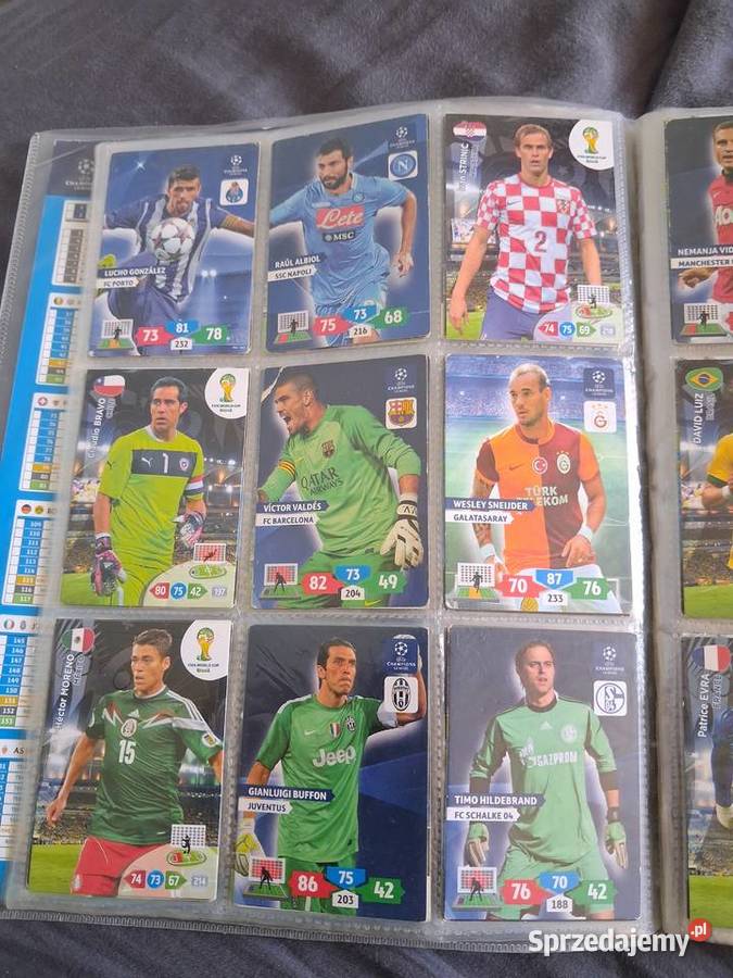 Wielka kolekcja kart Panini Adrenalyn XL Poznań sprzedam