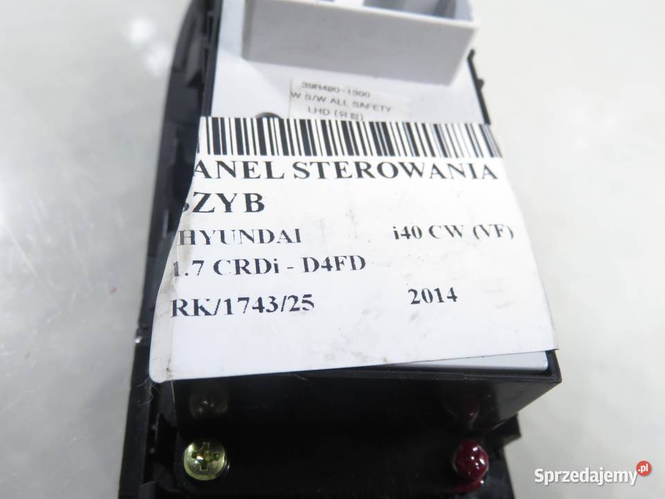 PANEL SZYB HYUNDAI i40 CW VF 935703Z000