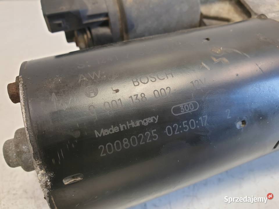 BMW E90 316 i 16 i ROZRUSZNIK bosch 0001138002 osobowe Janów sprzedam