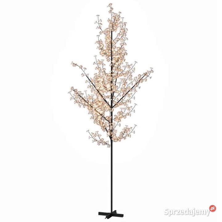 vidaXL Drzewko wiśniowe 672 LED ciepła biel 400 mazowieckie