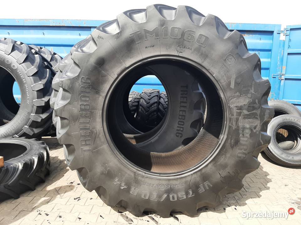 2x Opona używana rolnicza 75070R44 TRELLEBORG 44cale podlaskie Zaścianki sprzedam
