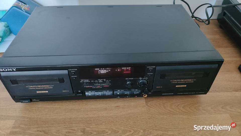 Magnetofon dwukasetowy Sony TCWR635S Auto Rypin