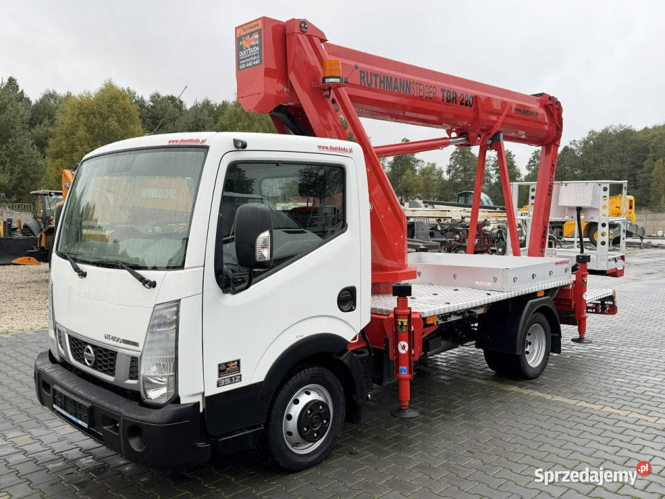 Nissan Cabstar Podnośnik Koszowy 22m RUTHMANN diesel świętokrzyskie Widełki