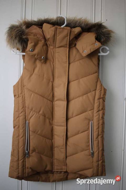 beżowa kamizelka hm xxs 32 bezrękawnik Stójka Toruń