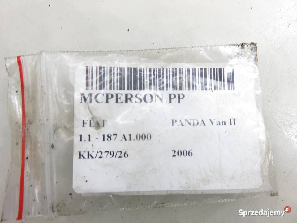 MCPERSON PRAWY PRZEDNI FIAT PANDA II 11 2000206 osobowe