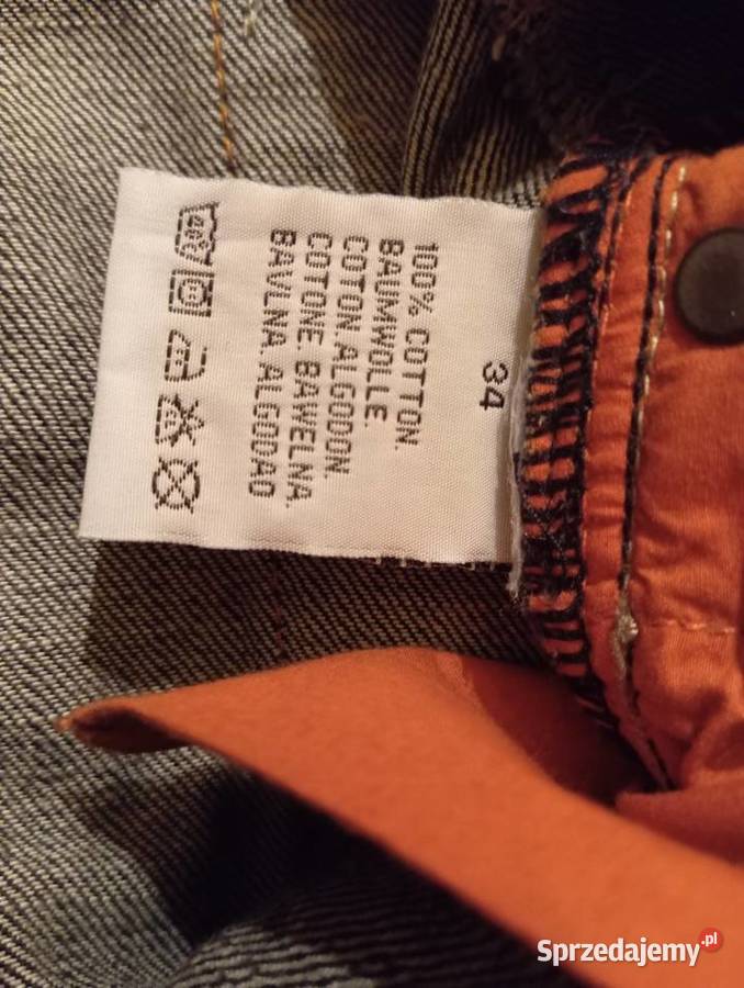 Męskie spodnie sprtowe jeansy 34 L Warszawa