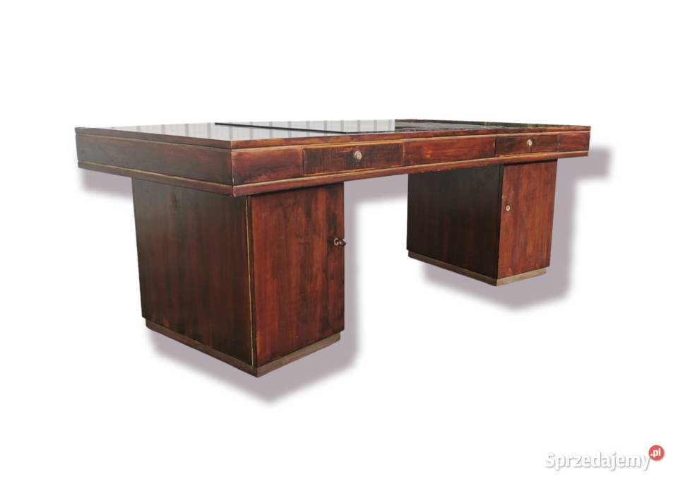 Spektakularne ogromne biurko gabinetowe z 1940 Wrocław sprzedam