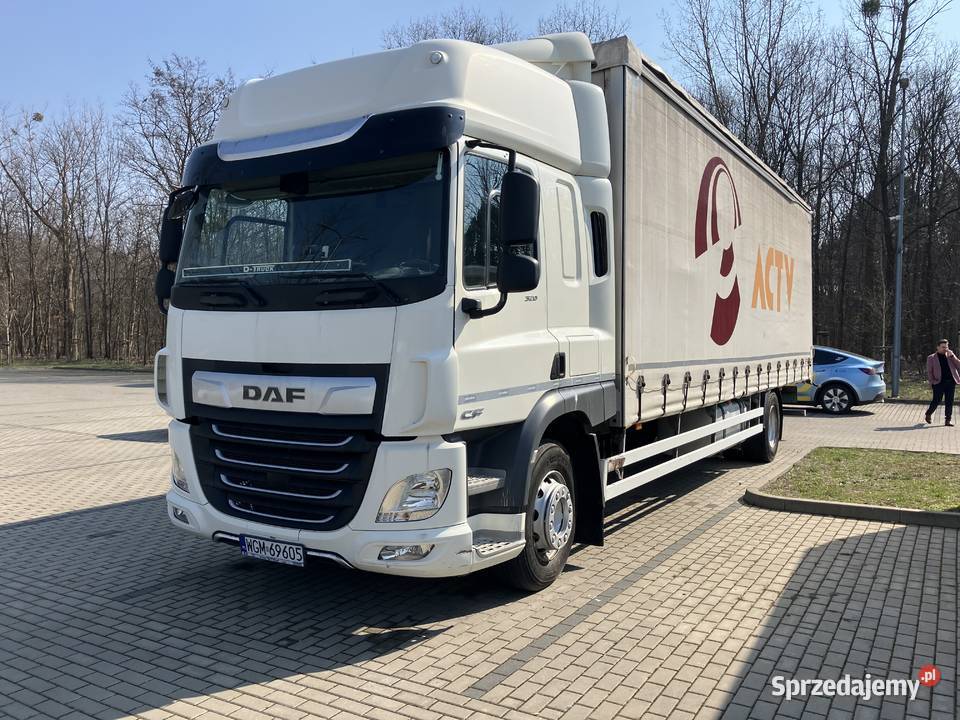 Syndyk sprzeda samochód ciężarowy DAF i in Warszawa