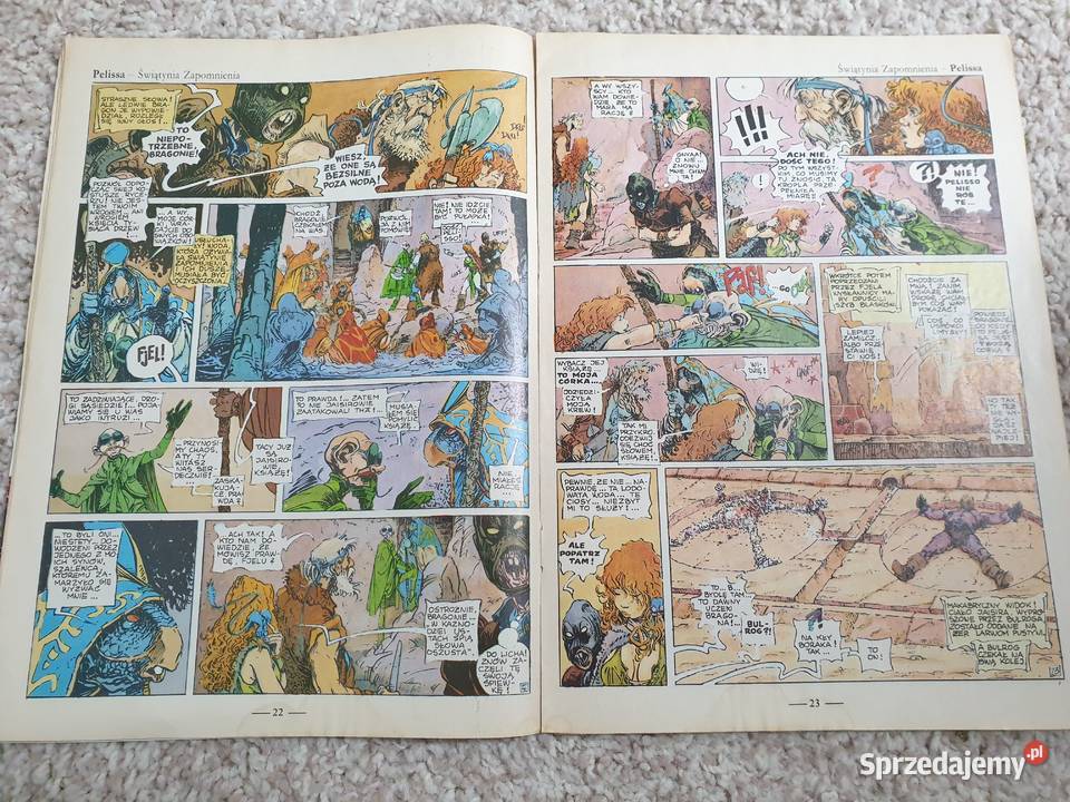 Pelissa Świątynia Zapomnienia Komiks Fantastyka Gdynia