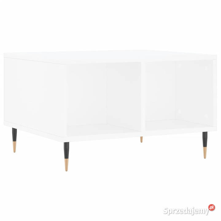 Stolik kawowy biały 60x50x365 materiał Warszawa