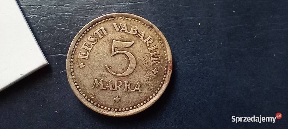 Stare monety 5 marek 1922 Estonia